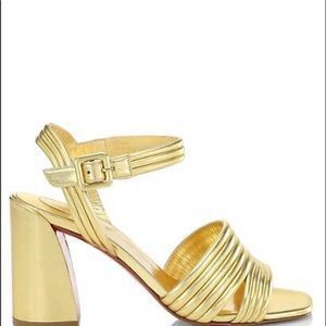 CHRISTIAN LOUBOUTIN
Manola Metallic Sandals size 42